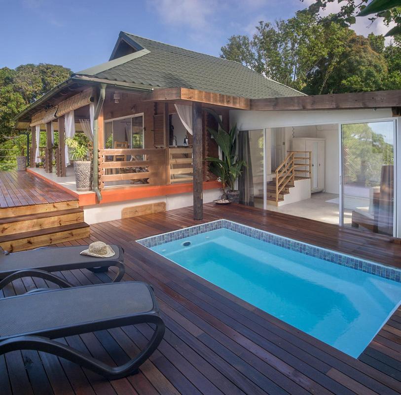 La Pointe Beach Huts Baie Sainte Anne Exterior photo